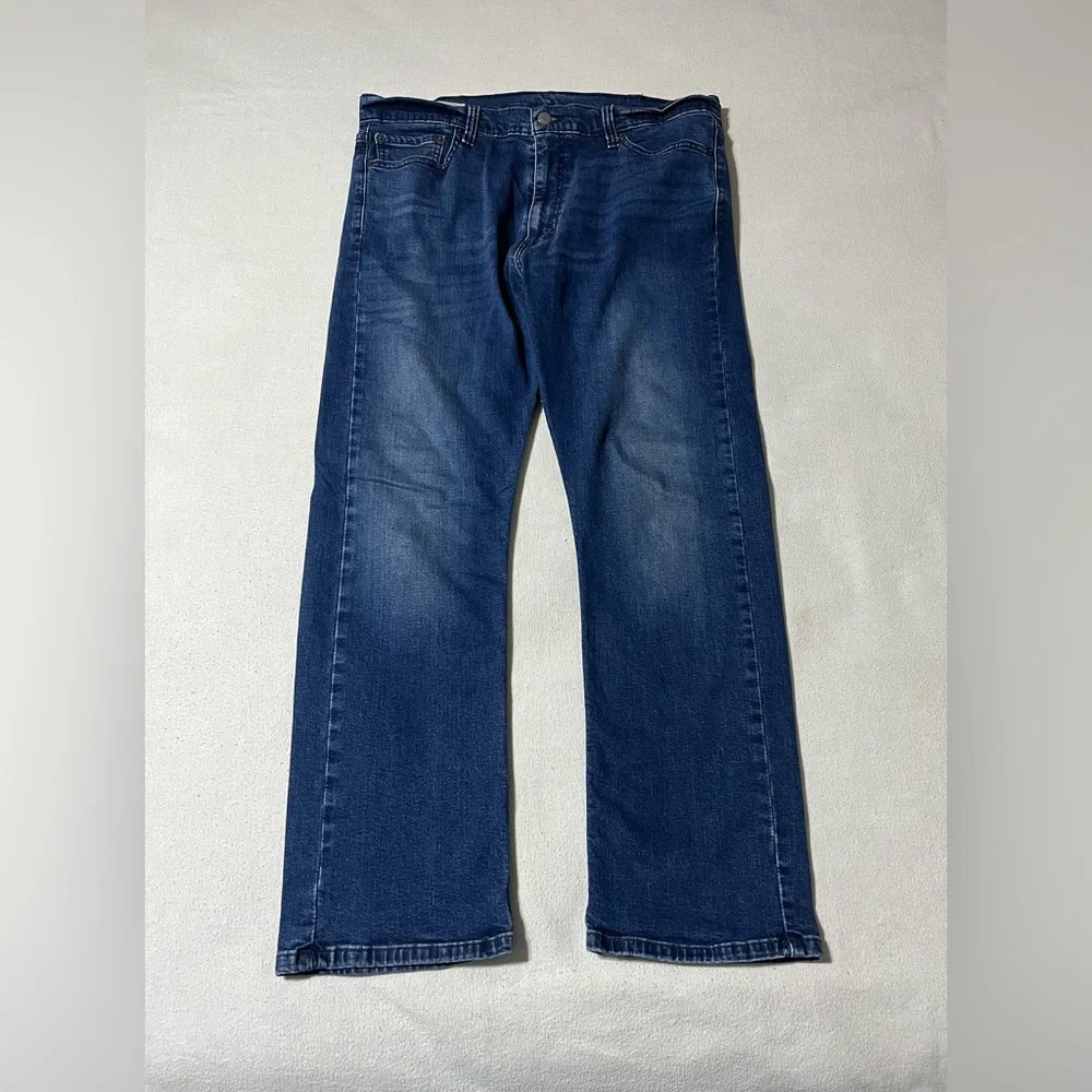 Levis 513 Jeans Mens 38x28 Slim Straight Blue Medium‎ Wash
